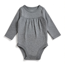 Боді з довгим рукавом Polka dots/Gray