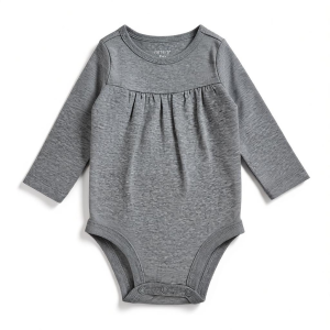 Боді з довгим рукавом Polka dots/Gray