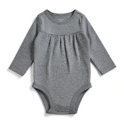 Боді з довгим рукавом Carters Polka dots/Gray