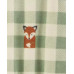 Чоловічок флісовий з закритими ніжками Carters Green Fox