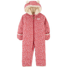 Комбінезон OshKosh Sherpa-Lined Floral Bear