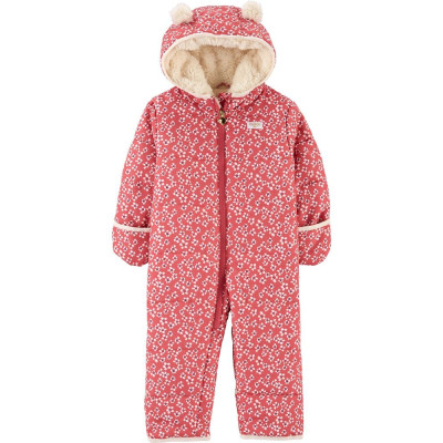 Комбінезон OshKosh Sherpa-Lined Floral Bear