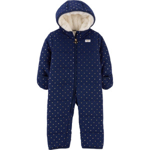Комбінезон OshKosh Sherpa-Lined Gold Dot