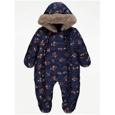 Кобінезон зимовий Navy Floral Snowsuit