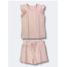 Комплект: футболка + шорти George Printed Frill/Pink Polka Dots