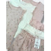 Комплект: футболка + шорти George Printed Frill/Pink Polka Dots