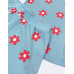 Комплект в рубчик: футболка + шорти George Bright Heart Flower/Blue
