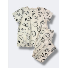 Комплект Sketch Print/White