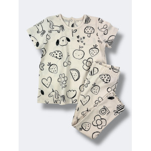 Комплект Sketch Print/White
