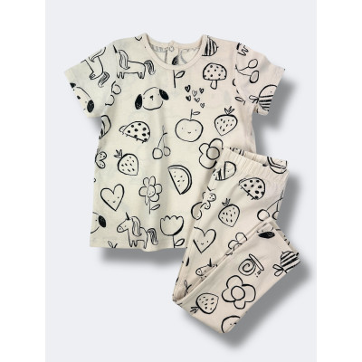 Комплект George Sketch Print/White