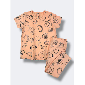 Комплект Sketch Print/Peach
