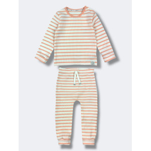 Комплект в рубчик Cream/Peach
