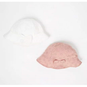 Панама Pink Broderie Anglaise Frill