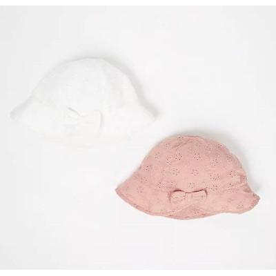Панама George Pink Broderie Anglaise Frill
