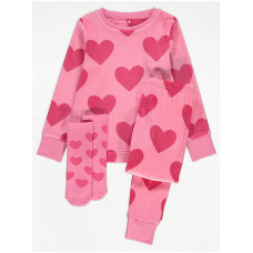 Піжама флісова Pink Heart