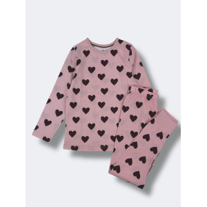 Піжама Burgundy /burgundy hearts