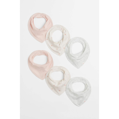 Слинявчики-банданки НМ Light pink/Hearts