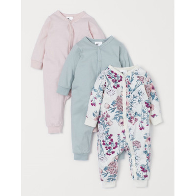 Чоловічок бавовняний H&M Light pink/Floral