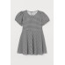 Сукня H&M Black/Dogtooth-patterned