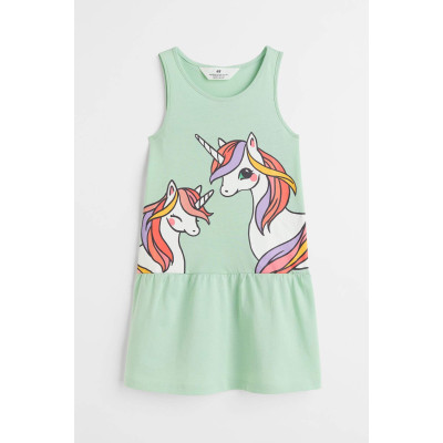 Сарафан HM Light green/Unicorns