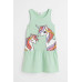 Сарафан HM Light green/Unicorns