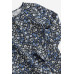 Лонгслів H&M Dark blue/Floral
