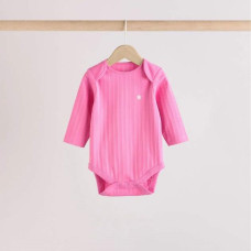 Бодік з довгим рукавом Ribbed/Pink Little Star