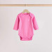 Бодік з довгим рукавом Next Ribbed/Pink Little Star