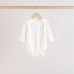 Бодік з довгим рукавом Next Ribbed/White Little Star