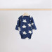 Бодік з довгим рукавом Next Ribbed/Dark Blue Stars