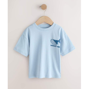 Футболка оверсайз Graphic /Blue