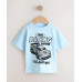Футболка оверсайз Race Car /Blue