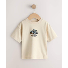 Футболка оверсайз Race Car /Beige