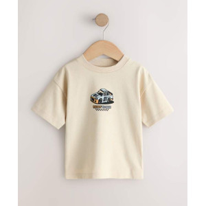 Футболка оверсайз Race Car /Beige