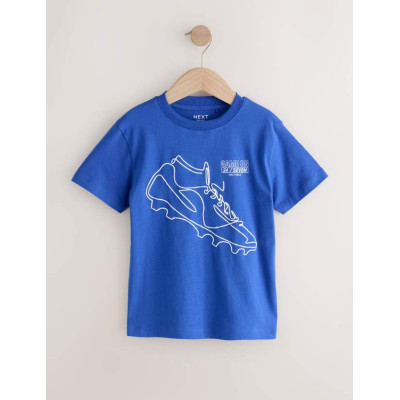 Футболка Regular Fit Football /Blue