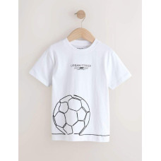 Футболка Regular Fit Football /White