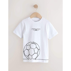 Футболка Regular Fit Football /White