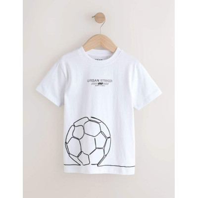 Футболка Regular Fit Football /White