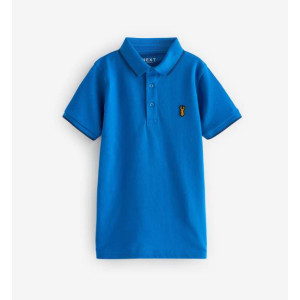 Поло з коротким рукавом Premium /Blue