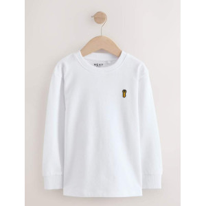 Лонгслів Regular Cosy Stag Logo/White