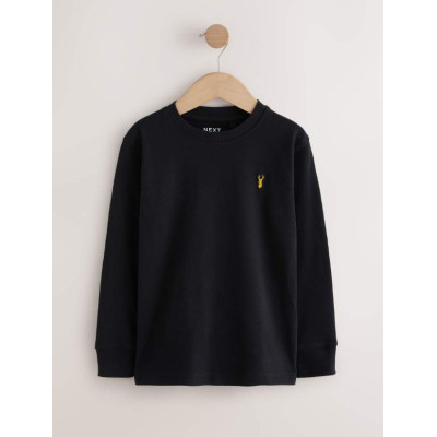 Лонгслів Cosy Stag Logo /Black