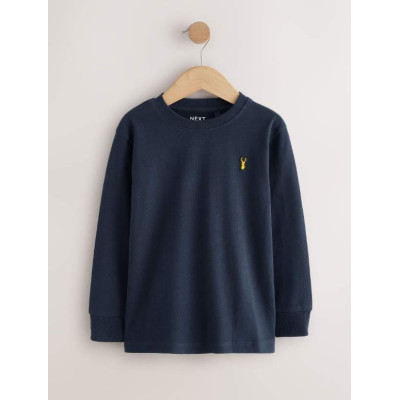 Лонгслів Cosy Stag Logo /Dark blue
