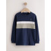Лонгслів Colourblock /Navy