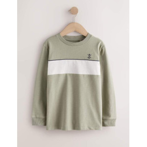 Лонгслів Colourblock /Green