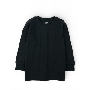 Лонгслів Cotton Plain/Black