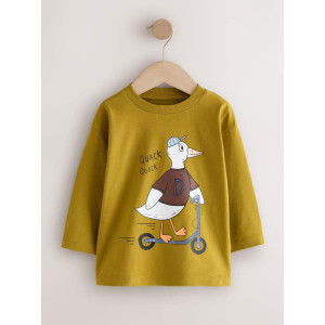 Лонгслів оверсайз Funny /Ochre