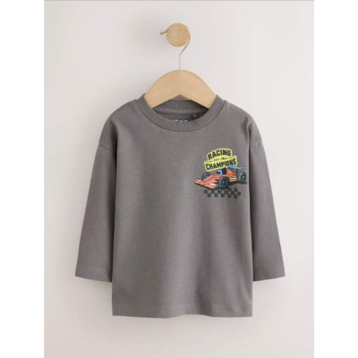 Лонгслів оверсайз Racing /Graphite