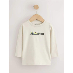 Лонгслів оверсайз Racing /Beige