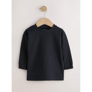 Лонгслів Cotton Plain/Black