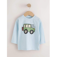 Лонгслів овер Car /Blue